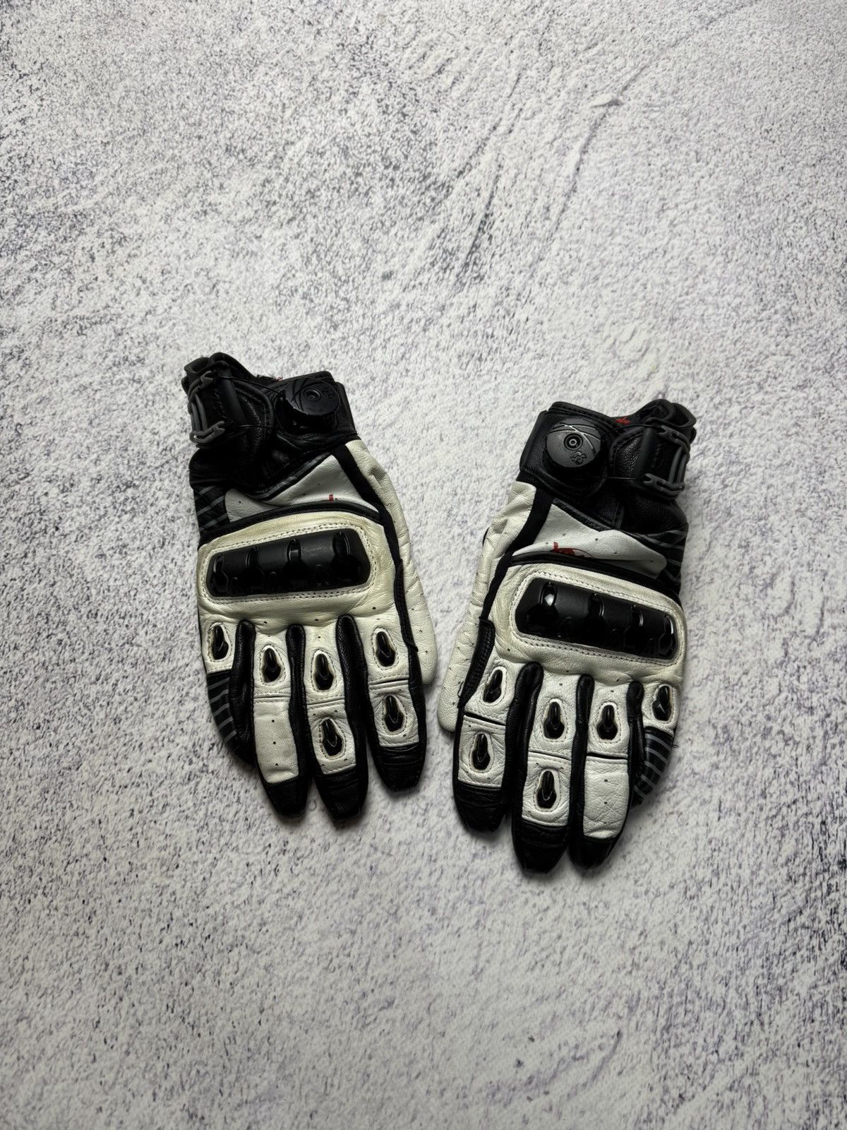 Japanese Brand Vintage Motorcycle Gloves Knox Avant garde Y2K Size ONE SIZE - 2 Thumbnail