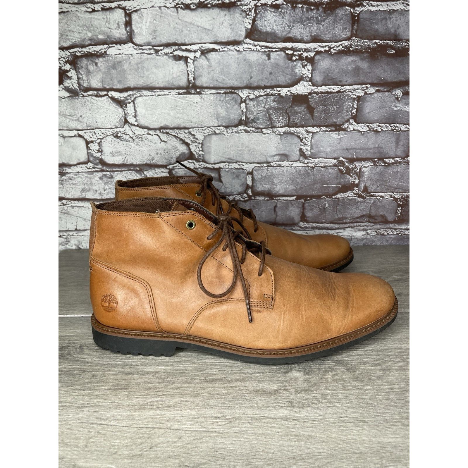 Timberland Timberland Lafayette Park Brown Leather Chukka Lace Up Boots Size US 12 / EU 45 - 16 Thumbnail