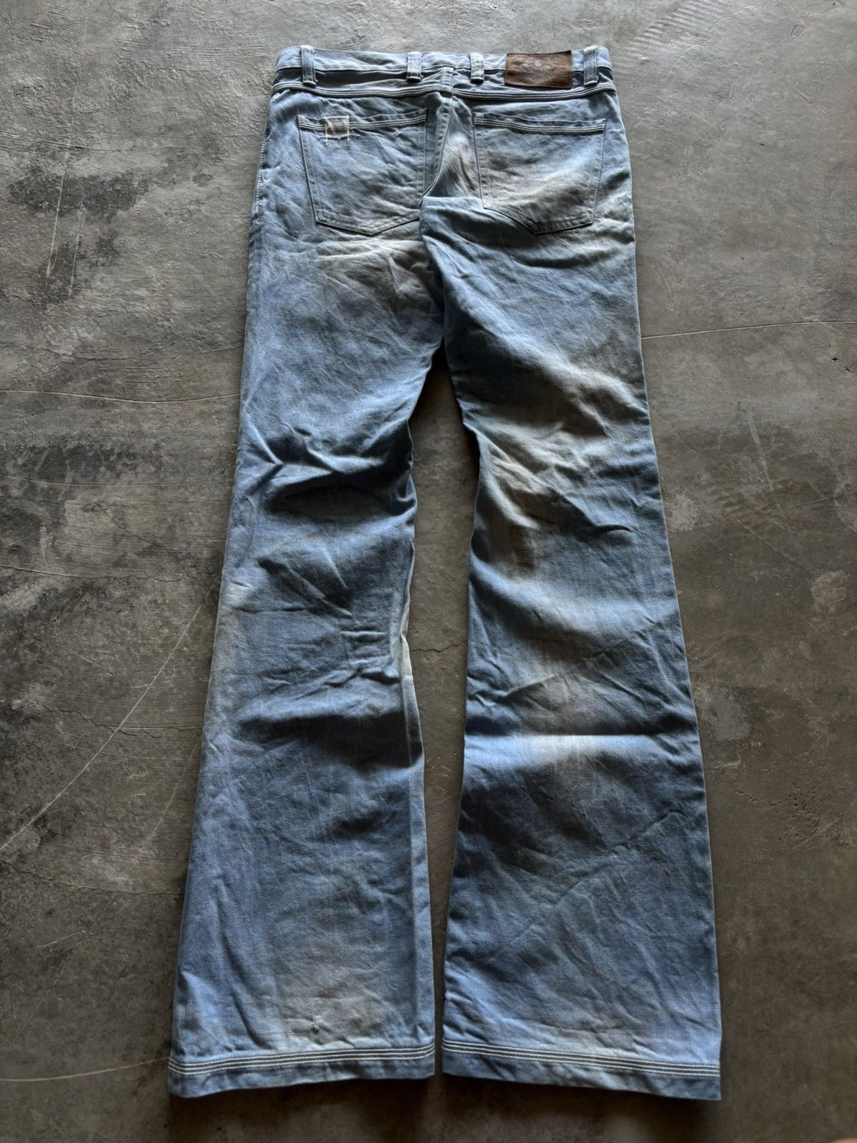 Tornado Mart OF THE NEIGE STYLE flare japanese denim whiskered washed Size US 32 / EU 48 - 13 Thumbnail
