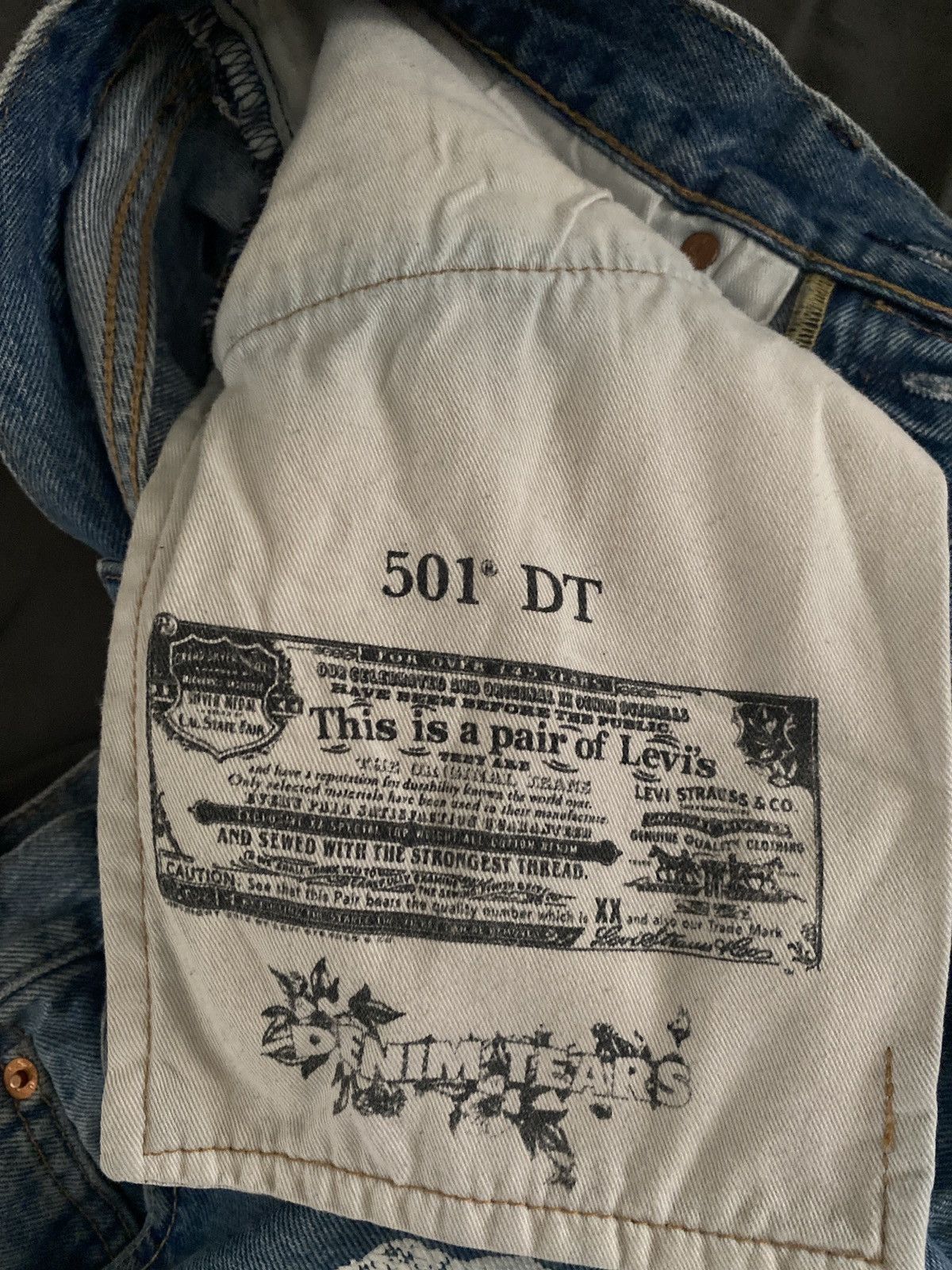 Denim Tears x Levi's 501 Jeans Light Wash