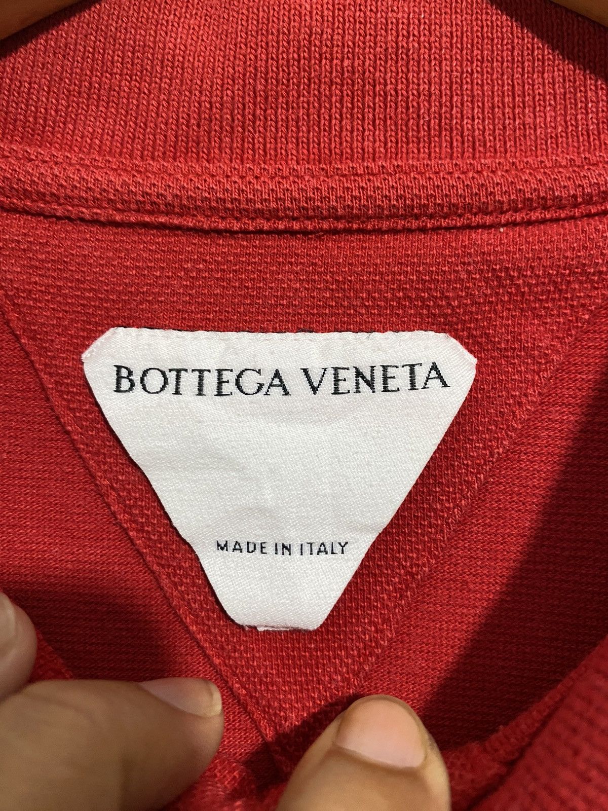 Bottega Veneta Bottega Veneta Polo Cotton piquet Red Size US L / EU 52-54 / 3 - 3 Thumbnail
