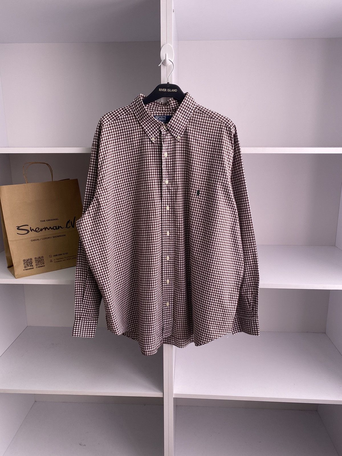 Polo Ralph Lauren × Vintage Vintage Polo Ralph Lauren Multicolour Button Up Shirt Size US XXL / EU 58 / 5 - 1 Thumbnail