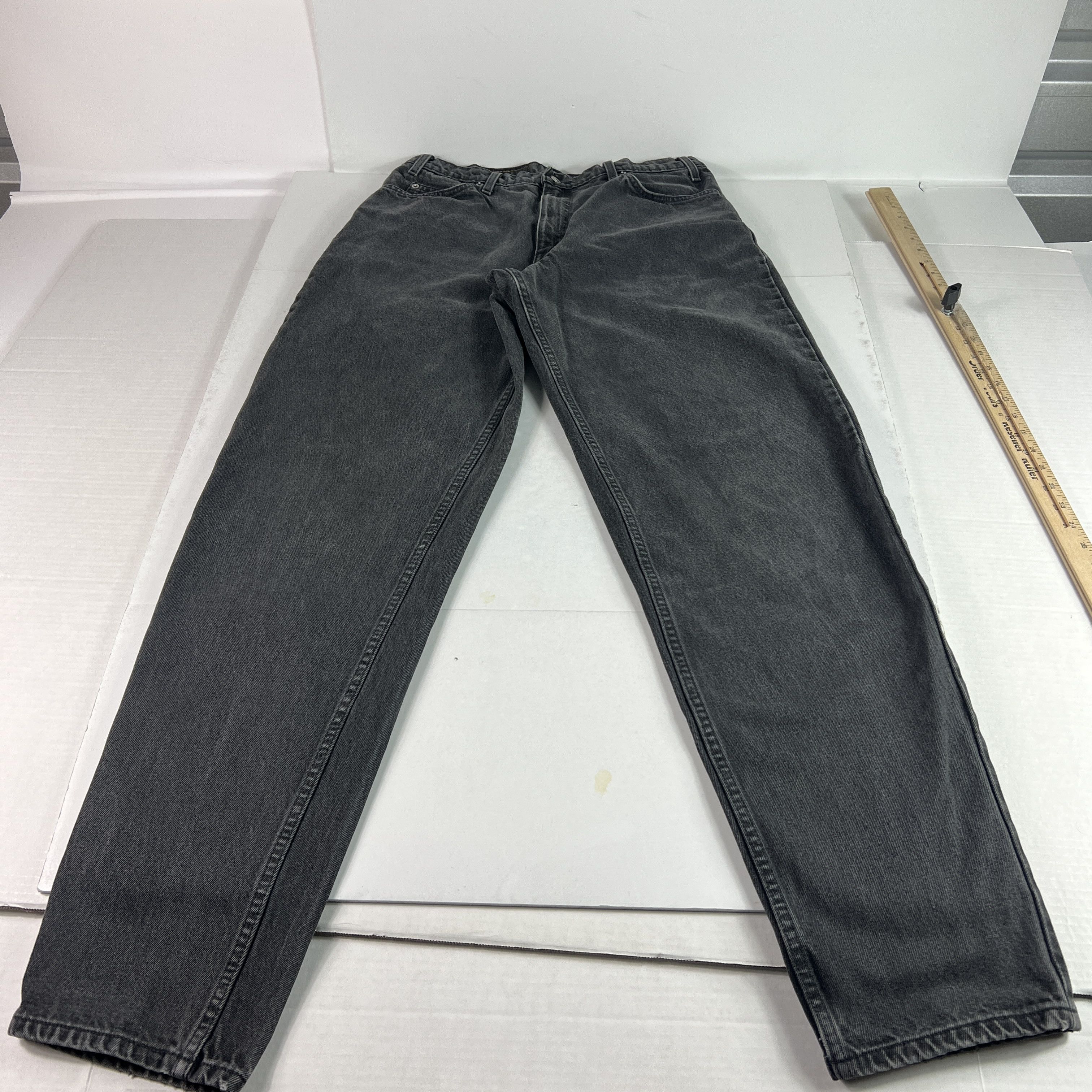 Levi's VTG 90s Levi's Jean 560 Loose Taper Black Denim Orange Tab Size US 32 / EU 48 - 1 Thumbnail