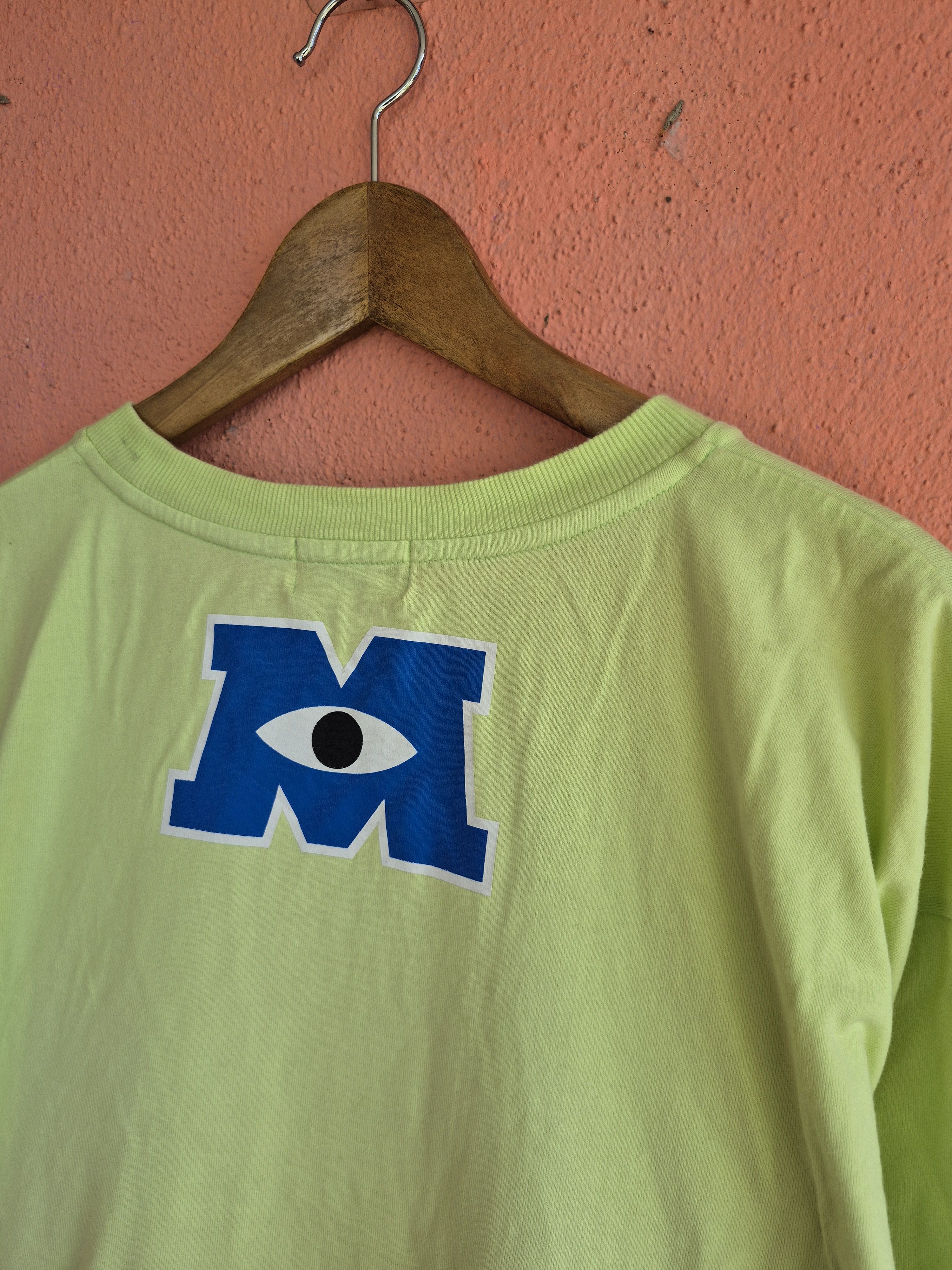 Disney 🔥 Disney Monster University Big Logo Pocket Tee Cartoon Size US M / EU 48-50 / 2 - 6 Thumbnail