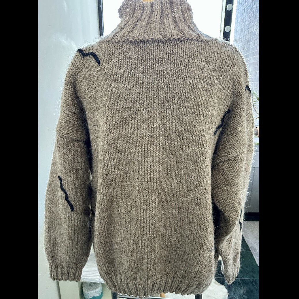 Other VINTAGE 1990s HANDKNIT ICELANDIC WOOL SWEATER CAVE PAINTING Size US XXL / EU 58 / 5 - 6 Thumbnail