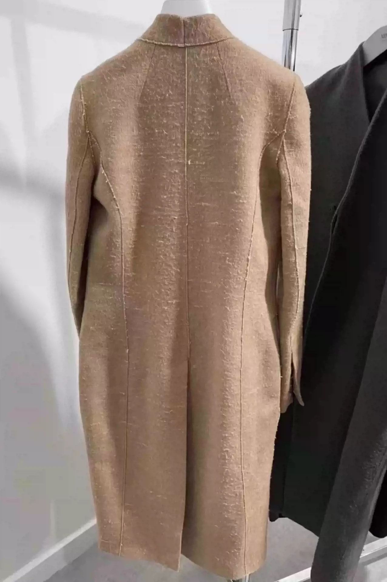 Rick Owens Rick Owens mainline 18aw camel hair linen blended woolen co Size US M / EU 48-50 / 2 - 4 Thumbnail