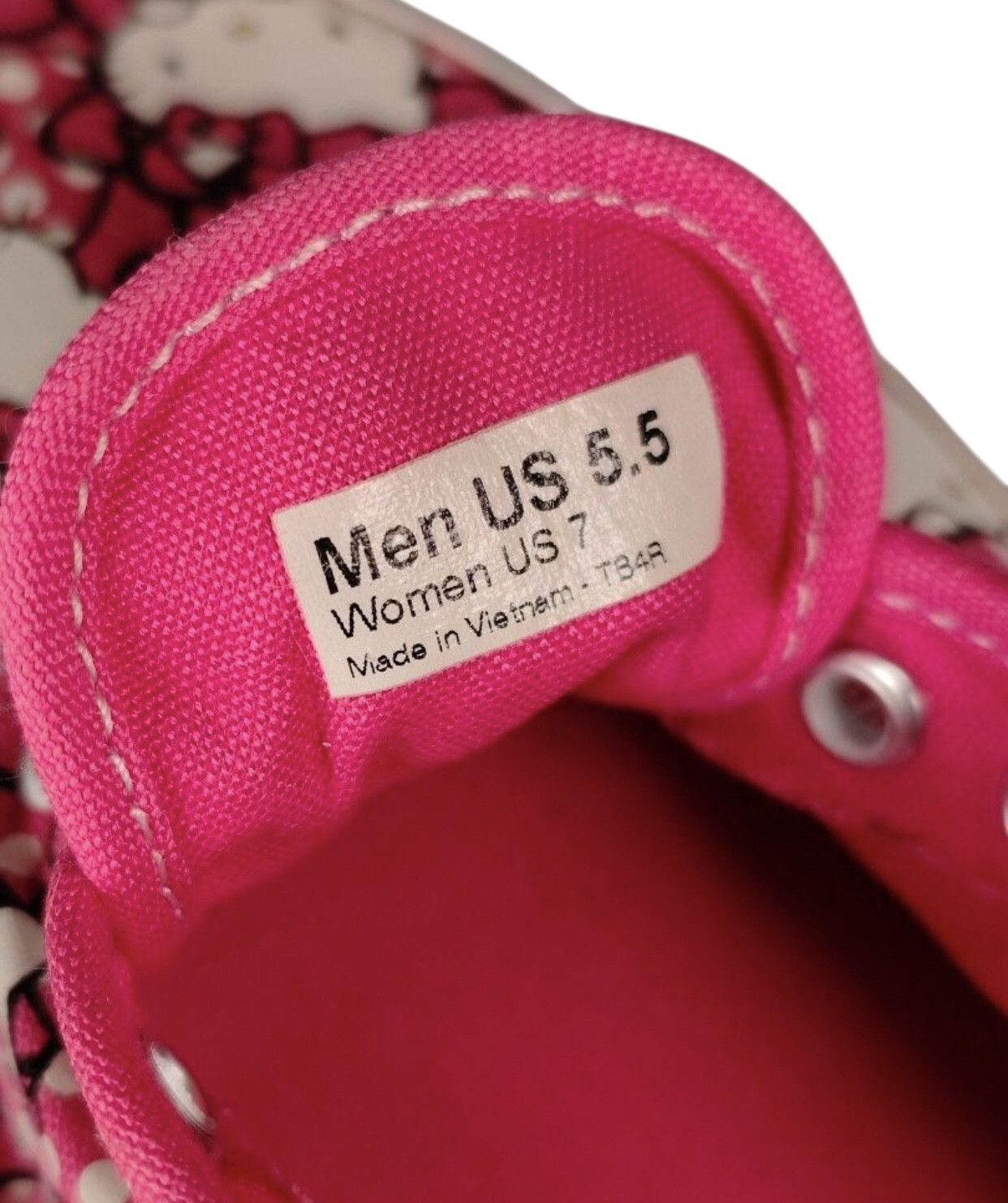 Vans Rare Limited Edition Vans x Hello Kitty Slip On Shoes Size US 7 / IT 37 - 7 Thumbnail