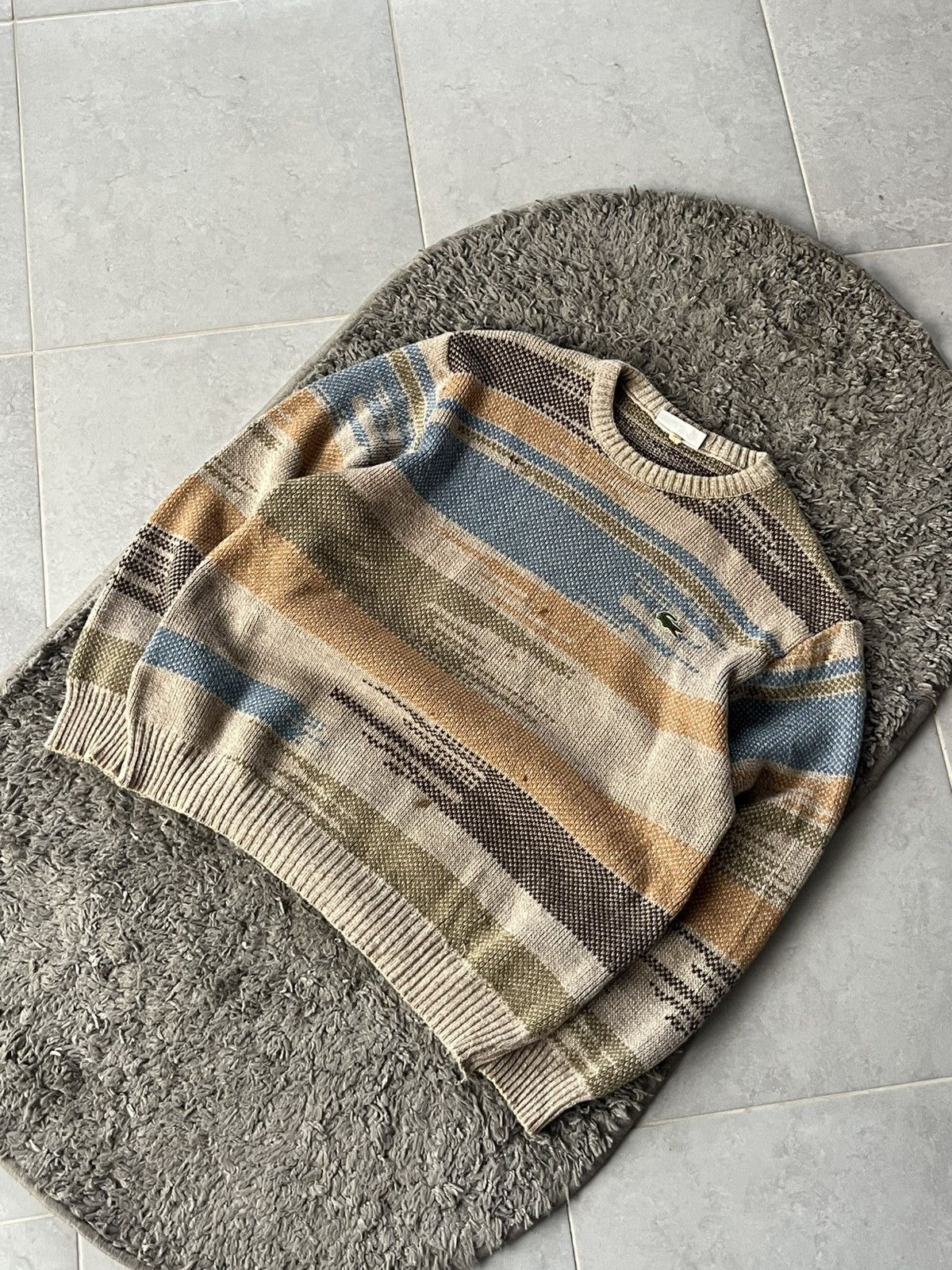 Lacoste Vintage Luxury Knitwear Lacoste NADE IN FRANCE 🇫🇷 Size US M / EU 48-50 / 2 - 2 Thumbnail