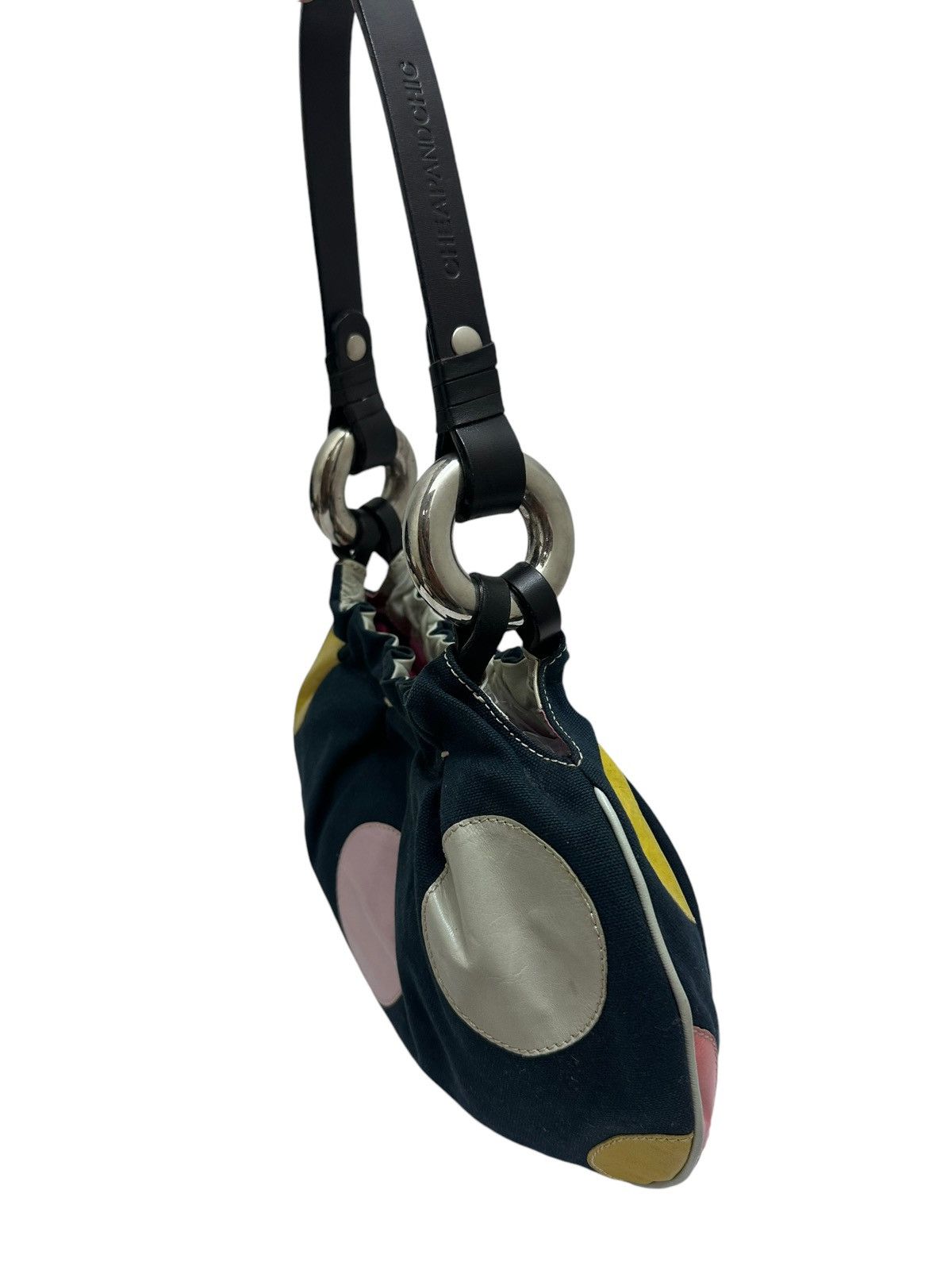 Moschino Moschino Cheap And Chip Patchwork Handbag Size ONE SIZE - 4 Thumbnail