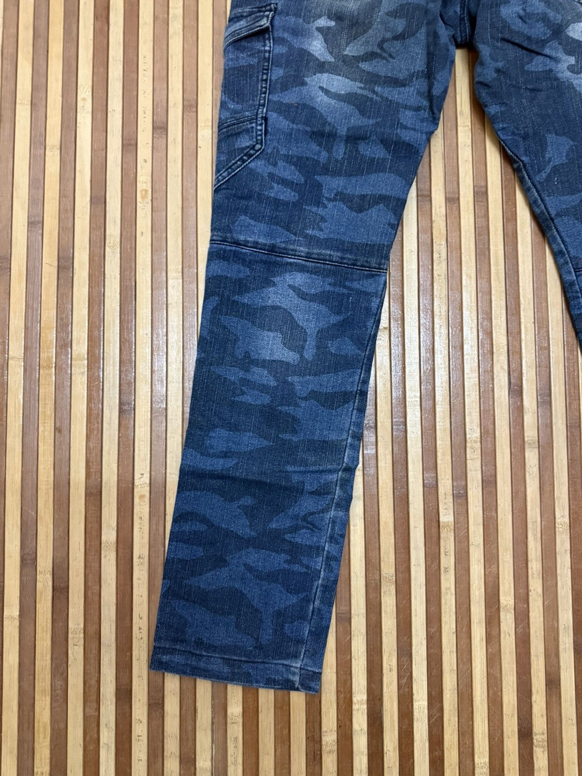 Japanese Brand Vintage Z-DRAGON Denim Cargo Pants 8 Pockets / Streetwear Size US 29 - 8 Thumbnail