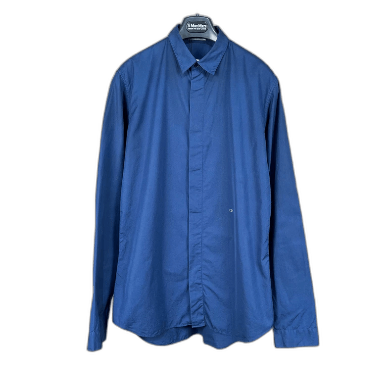 Dior Embroidered CD Logo Long Sleeve Shirt-yf