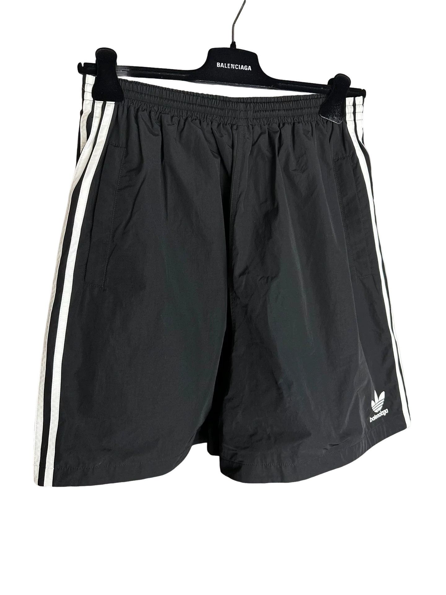 Balenciaga Balenciaga x Adidas Striped Nylon Shorts 50 Size US 34 / EU 50 - 1 Thumbnail