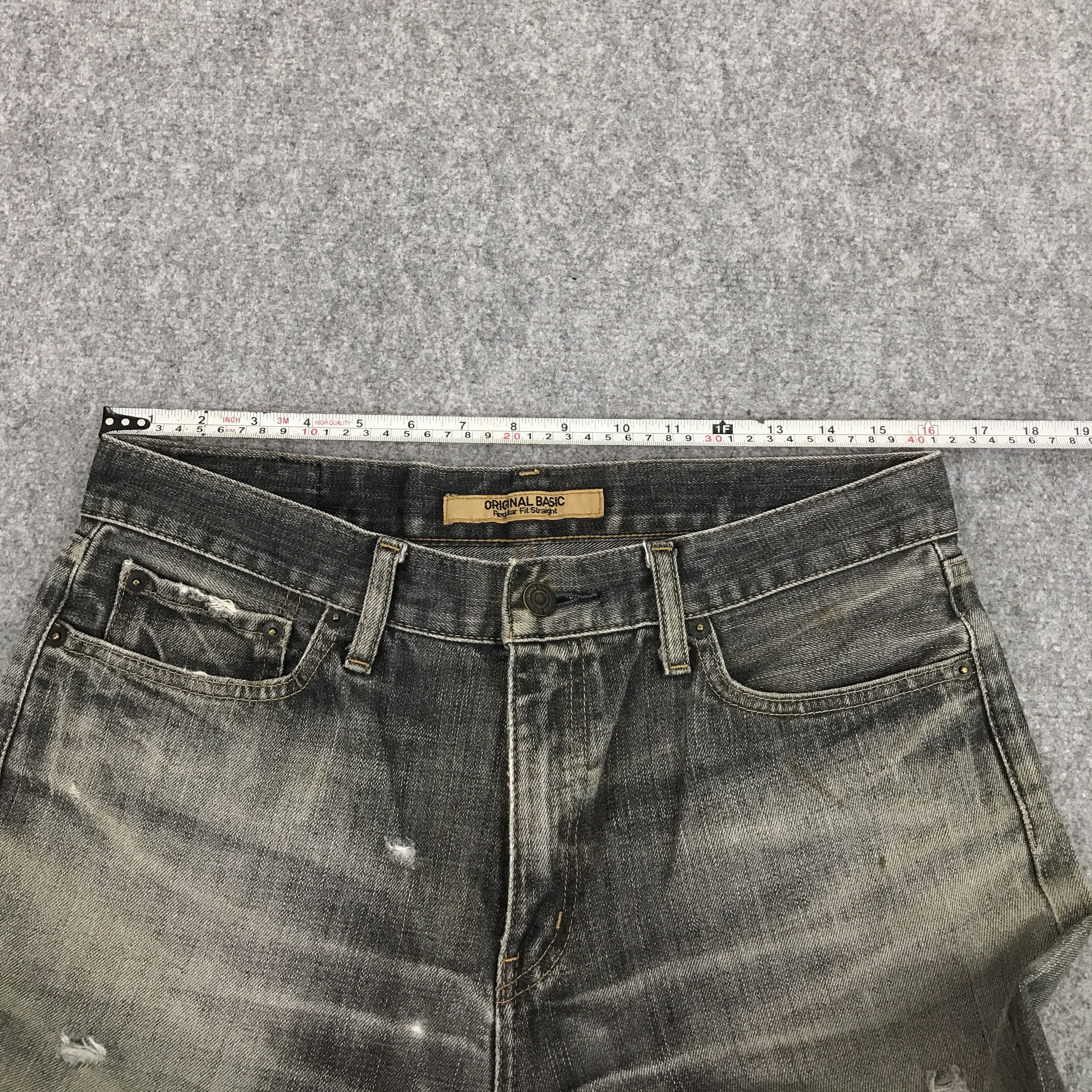 Japanese Brand × Uniqlo JAPANESE ORIGINAL UNIQLO DISTRESSED PANTS JEANS Size US 32 / EU 48 - 11 Thumbnail