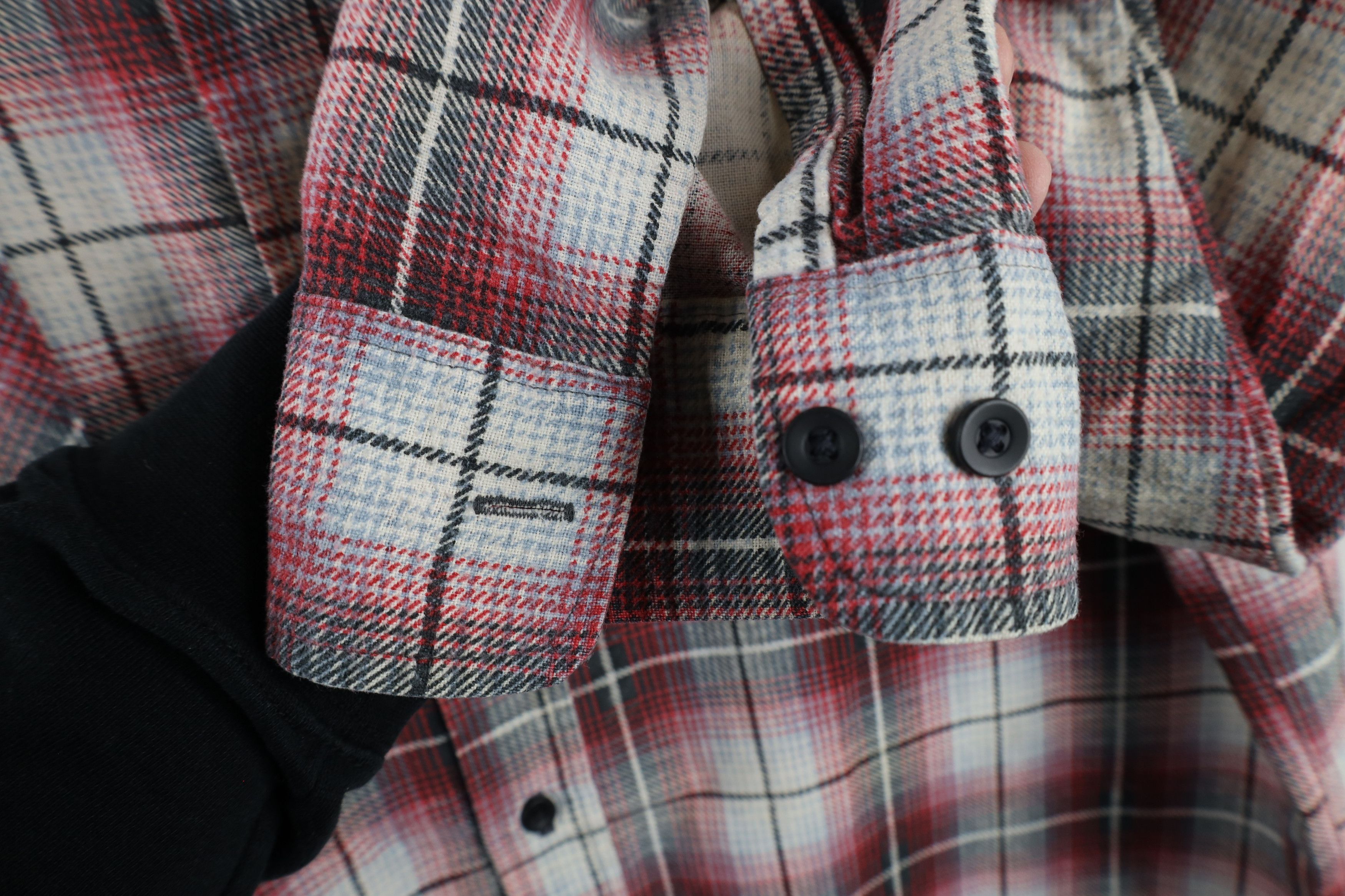 Vintage Vintage 90s Streetwear Collared Button Shirt Plaid USA Size US XXL / EU 58 / 5 - 4 Thumbnail