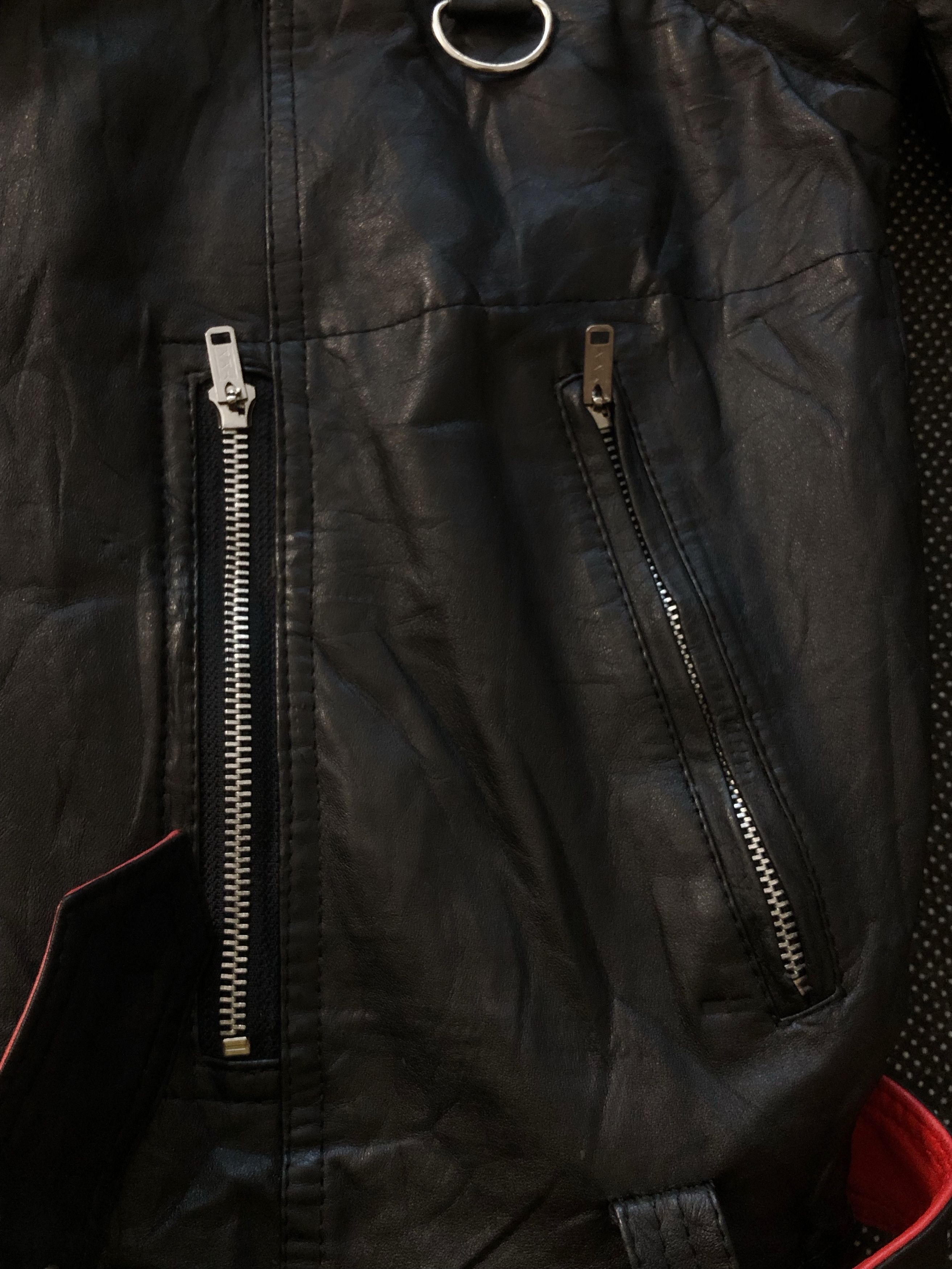 Japanese Brand SICK🔥80’S JAPAN COWHIDE DOUBLE COLLAR BONDAGE JACKET Size US S / EU 44-46 / 1 - 16 Thumbnail