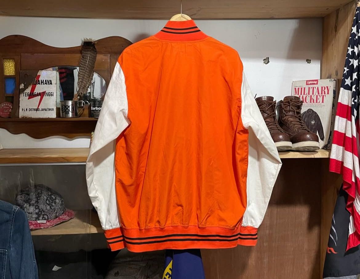 Supreme 2000s Supreme Embroidery Spellout Logo Varsity Jacket Size US L / EU 52-54 / 3 - 3 Thumbnail