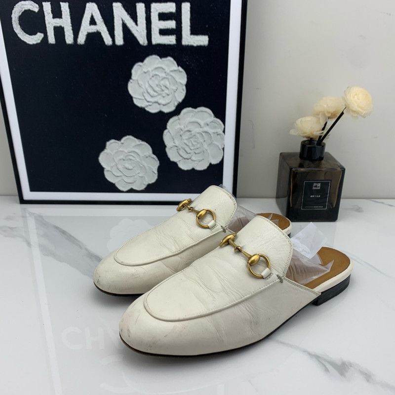 Gucci Gucci Princetown Leather Casual Mules for Women 0079 Size US 8 / IT 38 - 1 Thumbnail