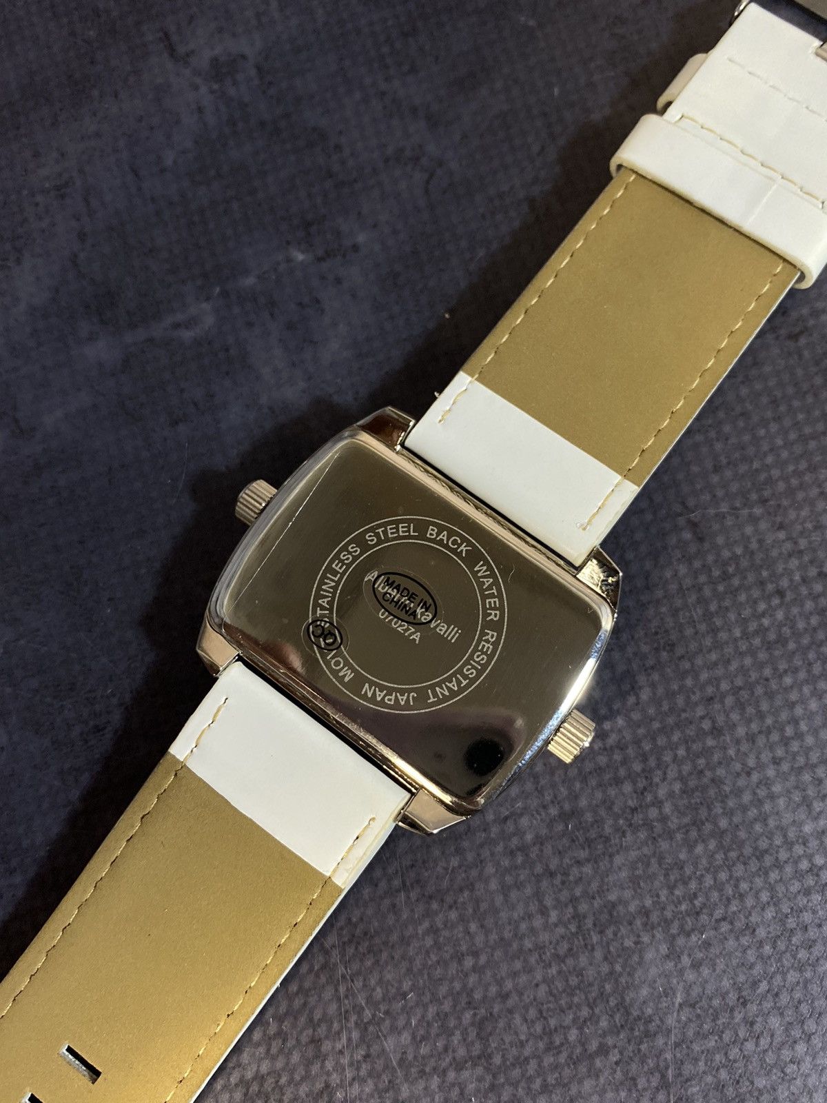 Japanese Brand × Vintage Alberto Kavalli Dual Dial White Strap Watch Japanese Brand Size ONE SIZE - 8 Thumbnail