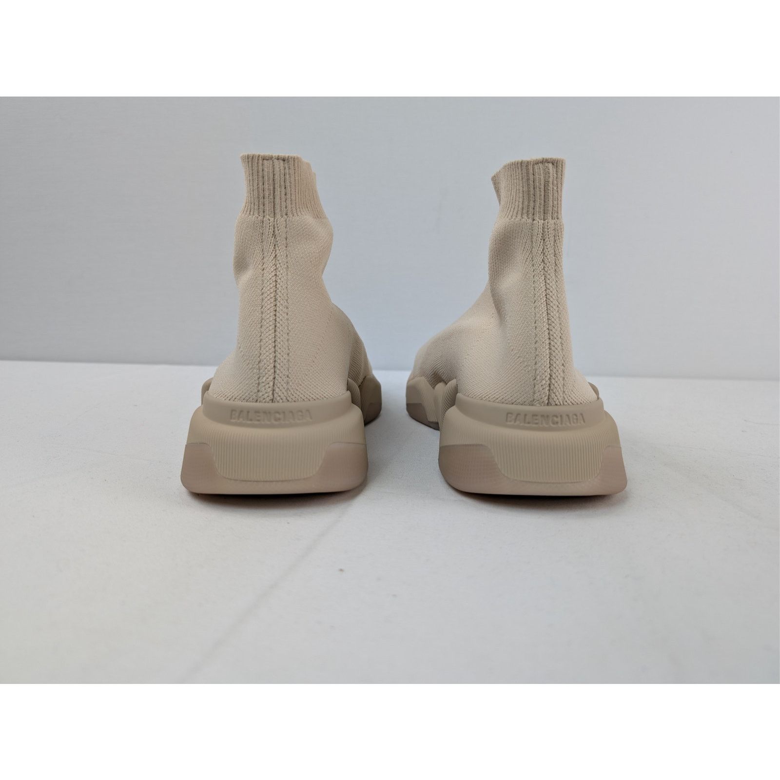 Balenciaga o1rshd1 Speed 2.0 Re Cycled Sneakers in Sand Beige Size US 7 / EU 40 - 11 Thumbnail