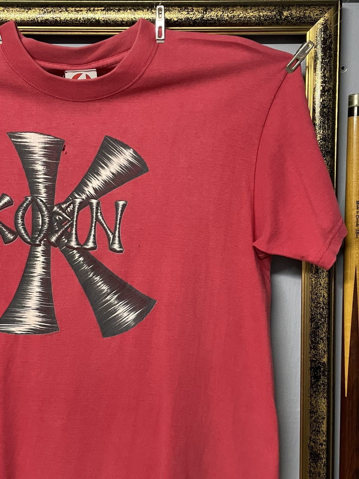 Vintage 1990s Korn Follow The Leader Boxy Sunfaded Distressed Tee Size US S / EU 44-46 / 1 - 4 Thumbnail