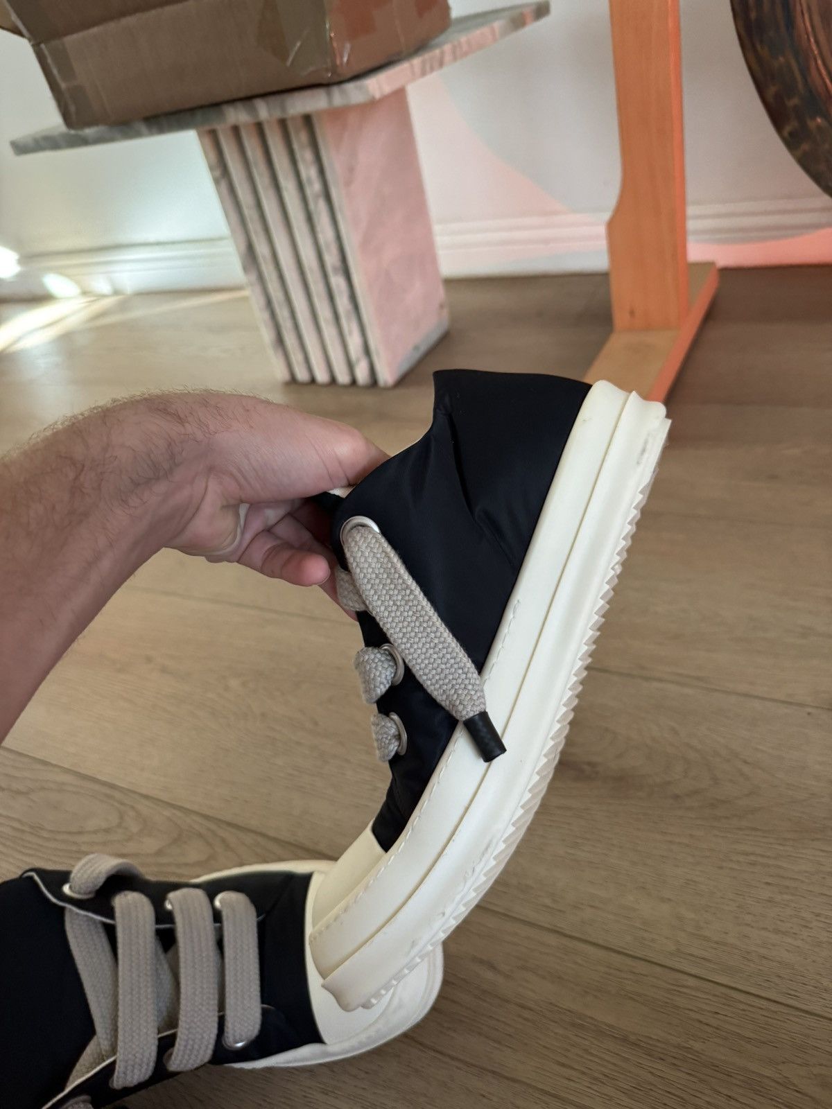 Rick Owens Jumbo Laced Ramones Low 45 Size US 12 / EU 45 - 9 Thumbnail