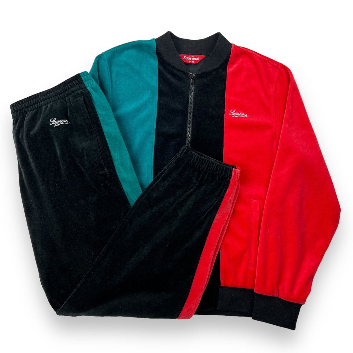 Supreme velour tracksuit online