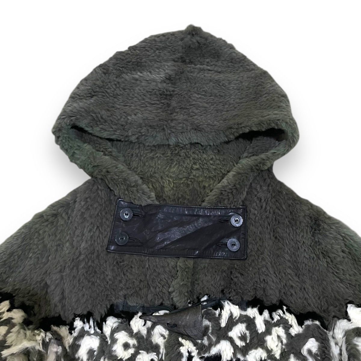 Isamu Katayama Backlash 💰BINDING💰 ISAMU KATAYAMA BACKLASH FUR RABBIT DUFFLE JACKET Size US L / EU 52-54 / 3 - 7 Thumbnail