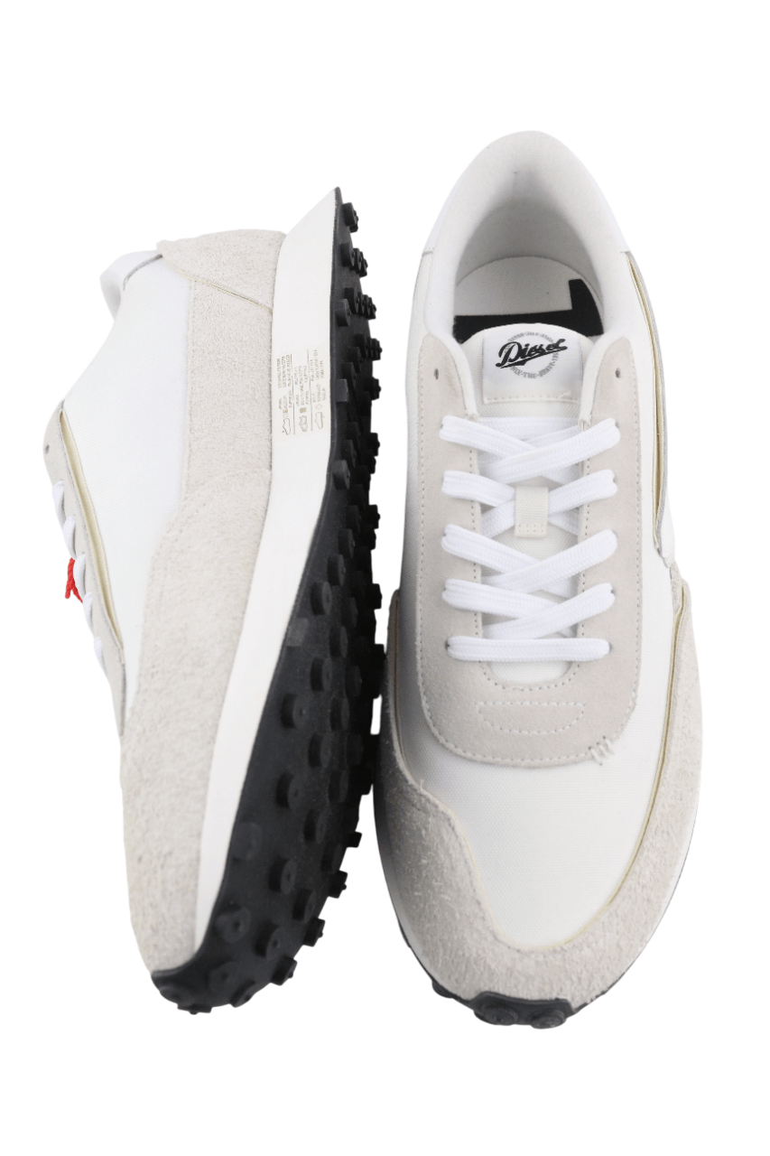 Diesel S-RACER-LC EU45 White Leather Details 40584 Size US 12 / EU 45 - 8 Thumbnail