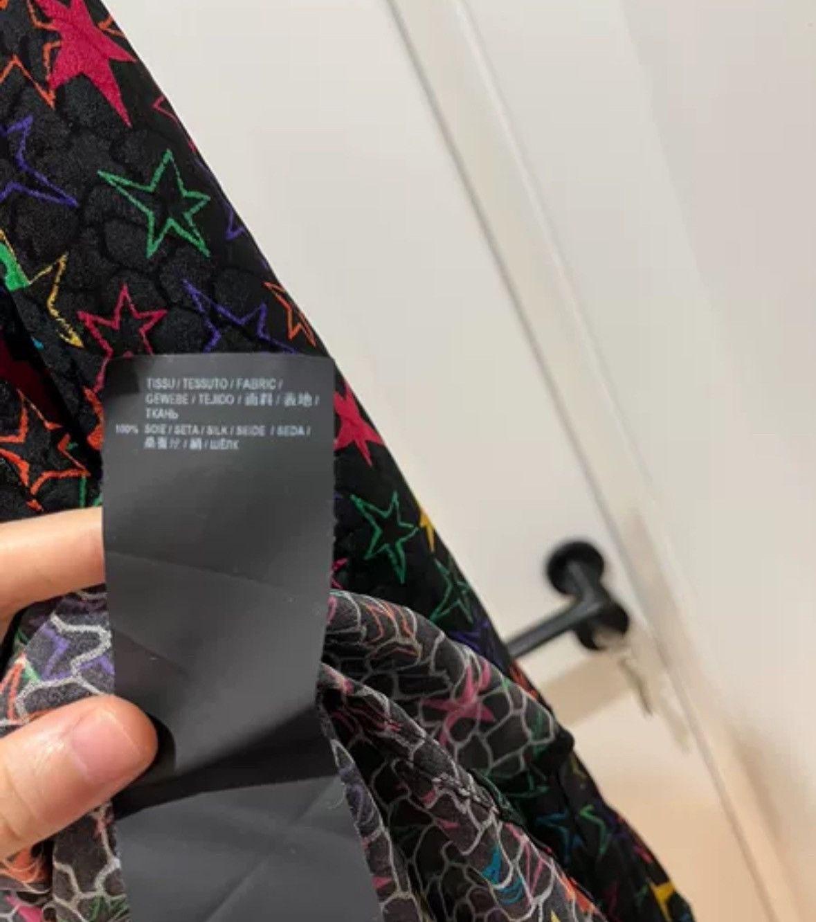 Saint Laurent Paris × Yves Saint Laurent Saint Laurent 100% Colorful Star Shirt2412-Nextarrow Size XS / US 0-2 / IT 36-38 - 6 Thumbnail