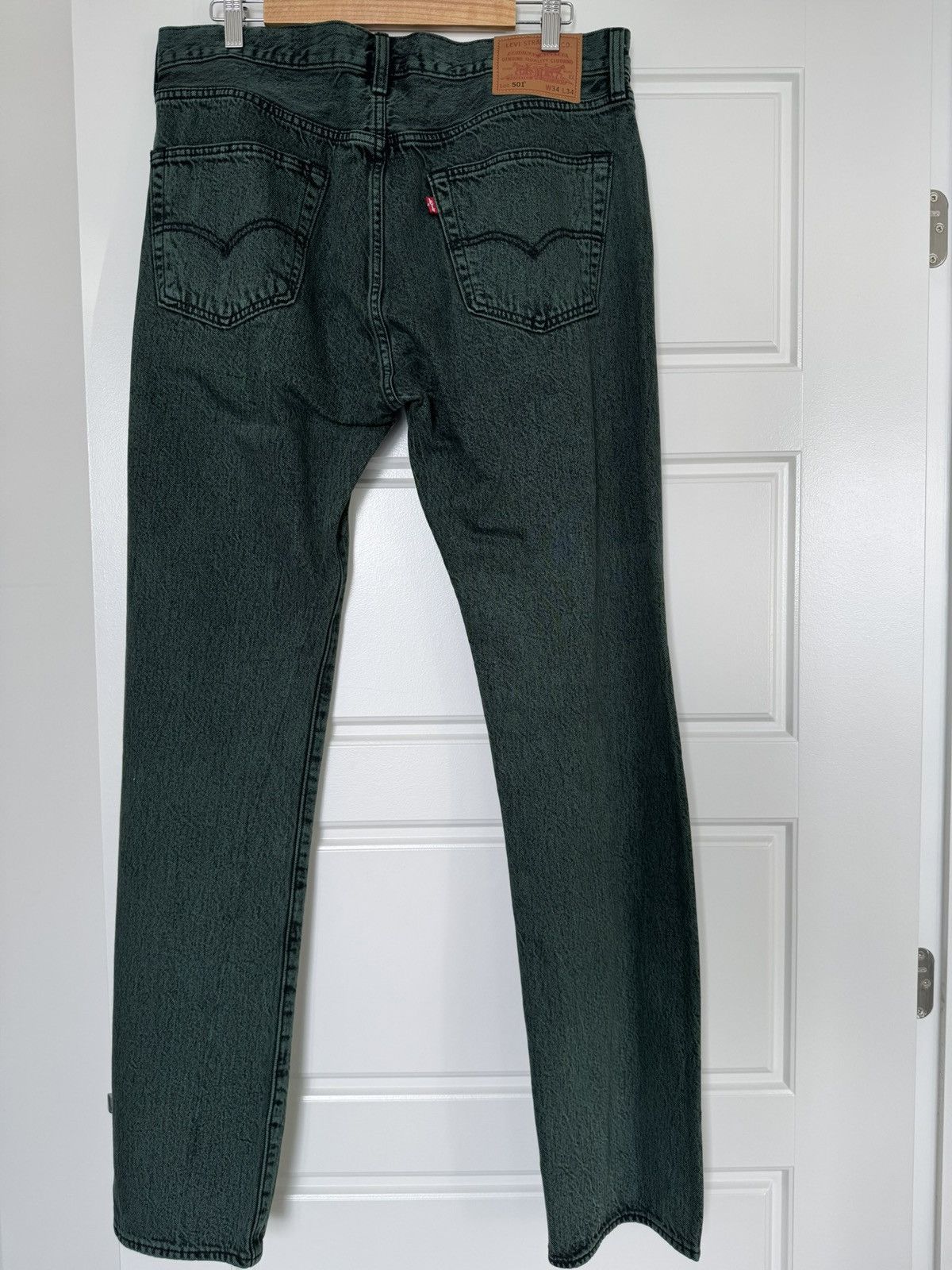 Levi's Spruce Green Levi’s 501 Size US 34 / EU 50 - 2 Thumbnail