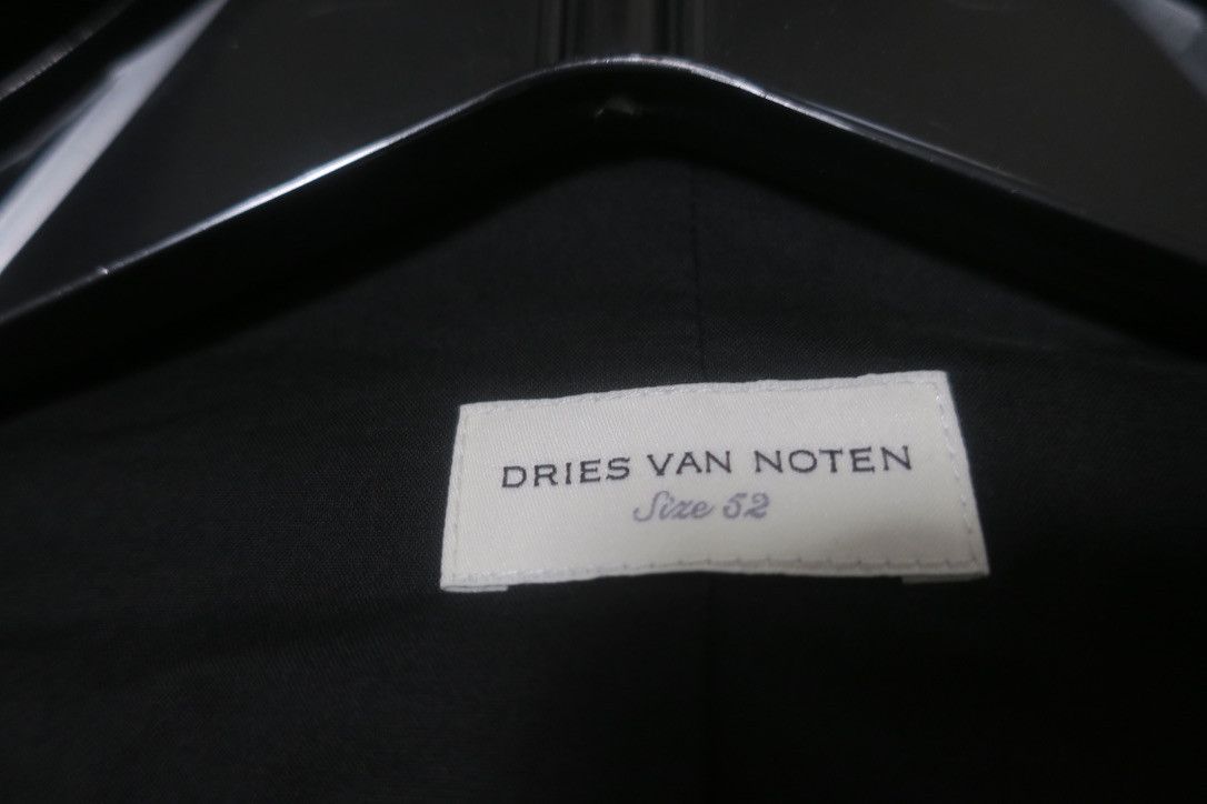 Dries Van Noten Dries Van Noten Blue/Black Blocked Linen Blend Blazer Size 52R - 5 Thumbnail