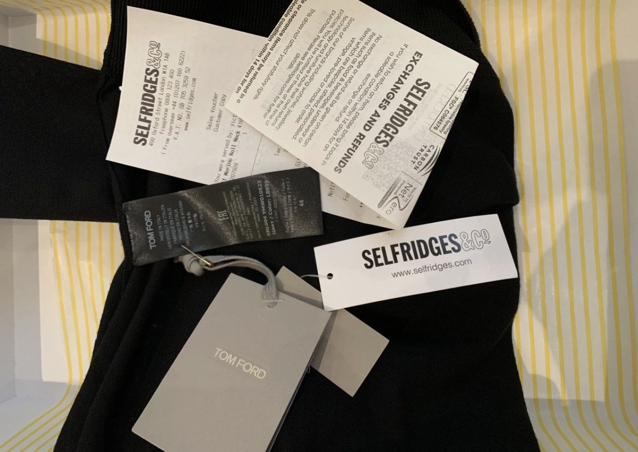 Tom Ford TOM FORD Wool sweatshirt 46 IT Never worn, with tag Size US L / EU 52-54 / 3 - 6 Thumbnail