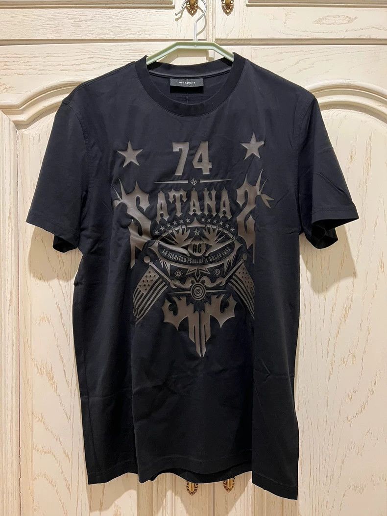 Givenchy Givenchy T-shirt Tee Black Print Size US M / EU 48-50 / 2 - 2 Thumbnail