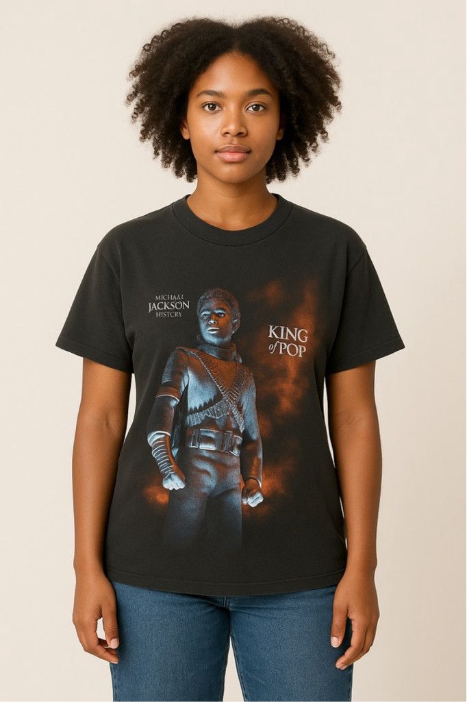 Michael Jackson Vintage Michael Jackson HIStory “King of Pop” Tour TShirt XL Size US XL / EU 56 / 4 - 1 Thumbnail