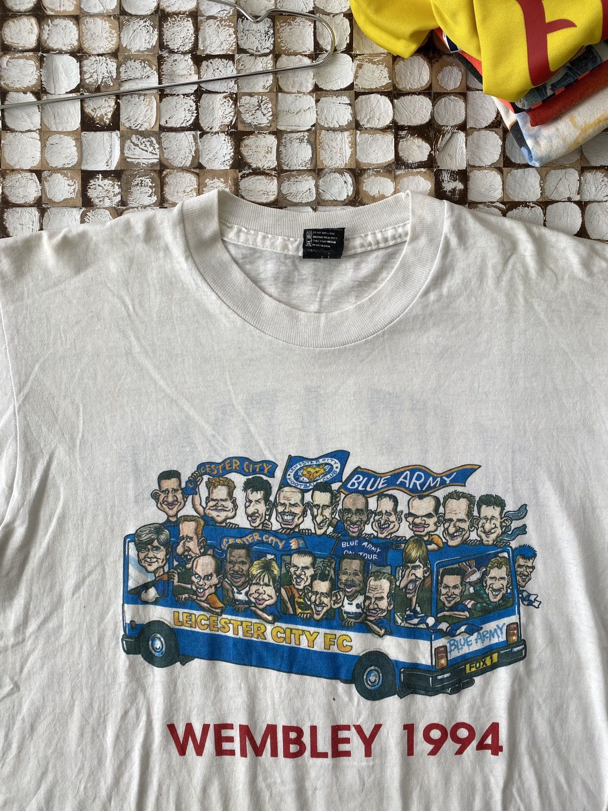 Vintage Leicester City 1994 Playoff XL size tee football england Size US XL / EU 56 / 4 - 1 Thumbnail