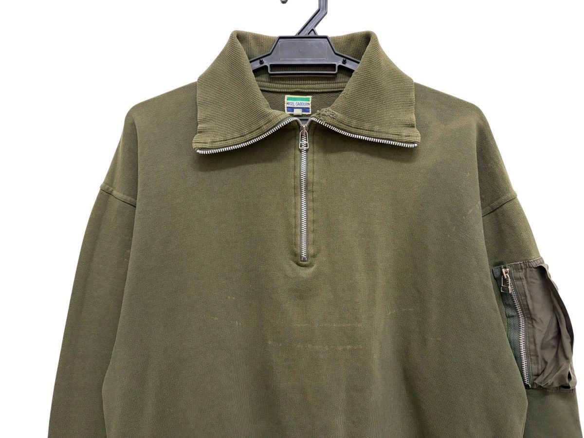 Nigel Cabourn NIGEL CABOURN 🫒 MILITARY HALF ZIP PULLOVER UTILITY POCKET Size US M / EU 48-50 / 2 - 3 Thumbnail