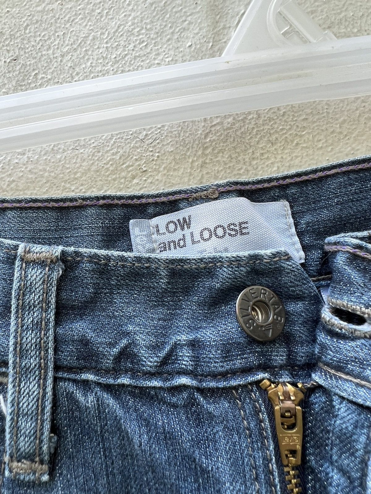 Levi's Vintage 2000s Levi’s Silvertab Denim Low + Loose Jeans Size US 30 / EU 46 - 7 Thumbnail