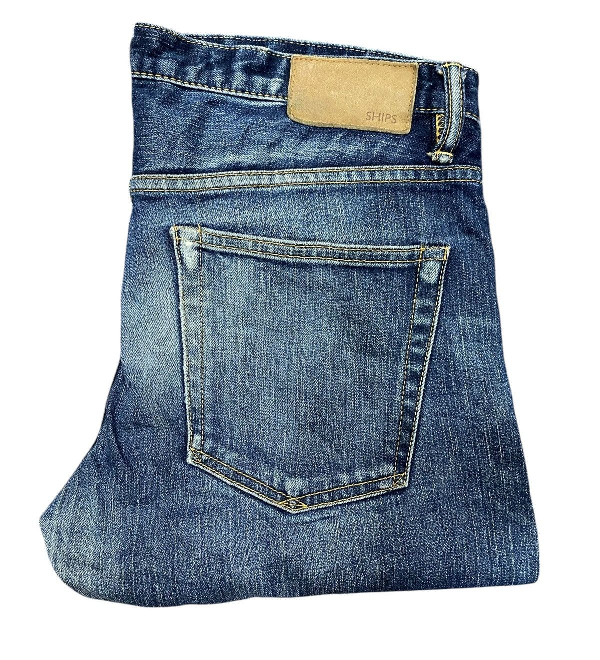 20471120 SHIPS Denim Redline Selvage Skinny Size US 34 / EU 50 - 6 Thumbnail