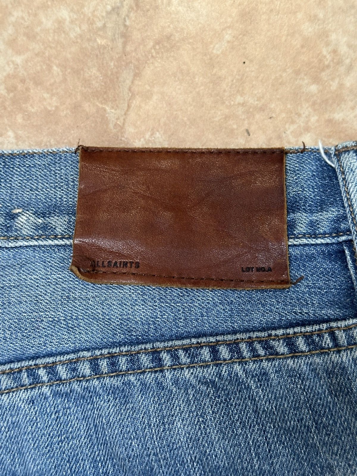 Allsaints AllSaints Cigarette blue Jeans - Size 33 Size US 33 - 3 Thumbnail