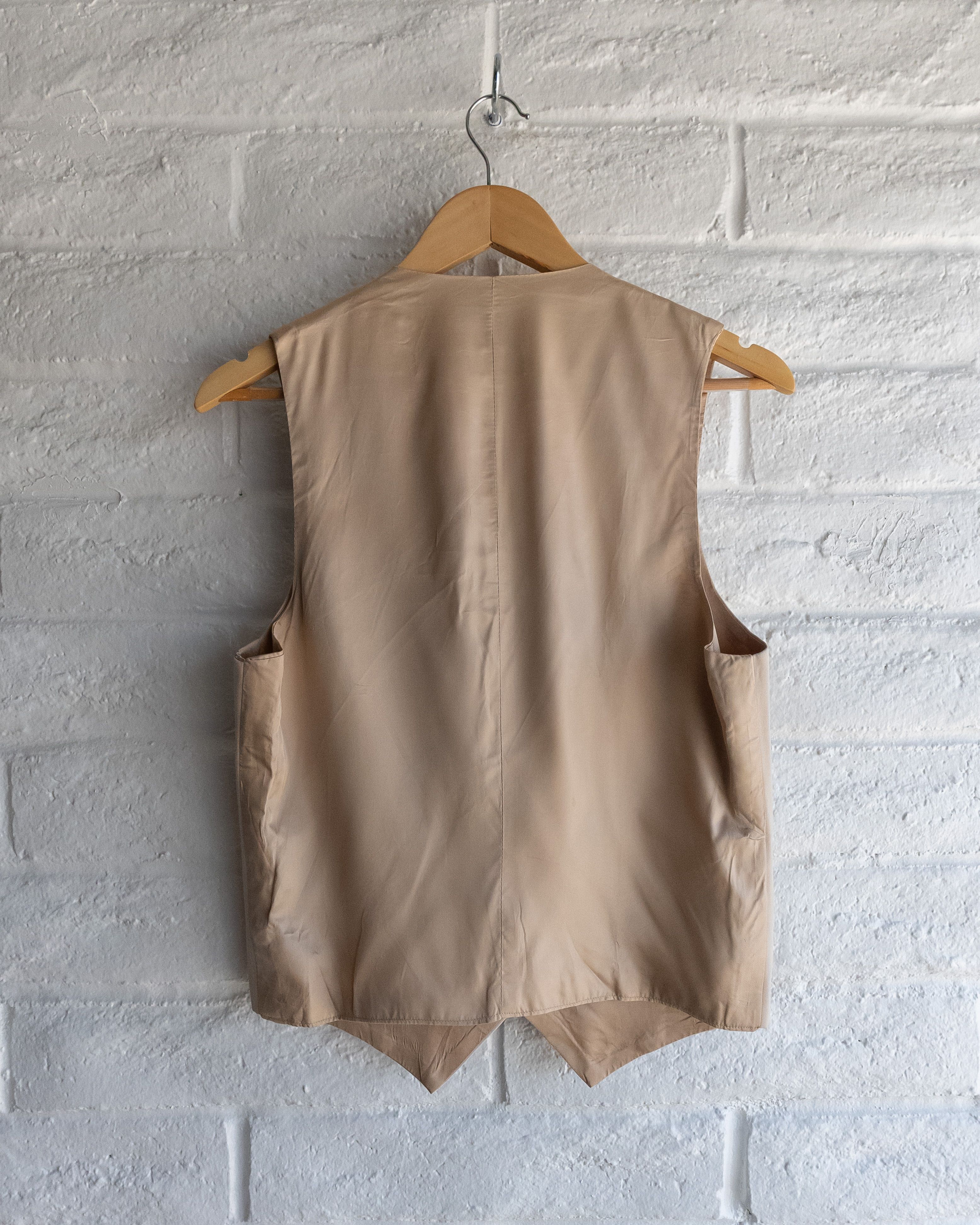 Levi's Vintage 90s Levi's Panatela Button Up Vest Beige Men's 38R Size 38R - 4 Thumbnail
