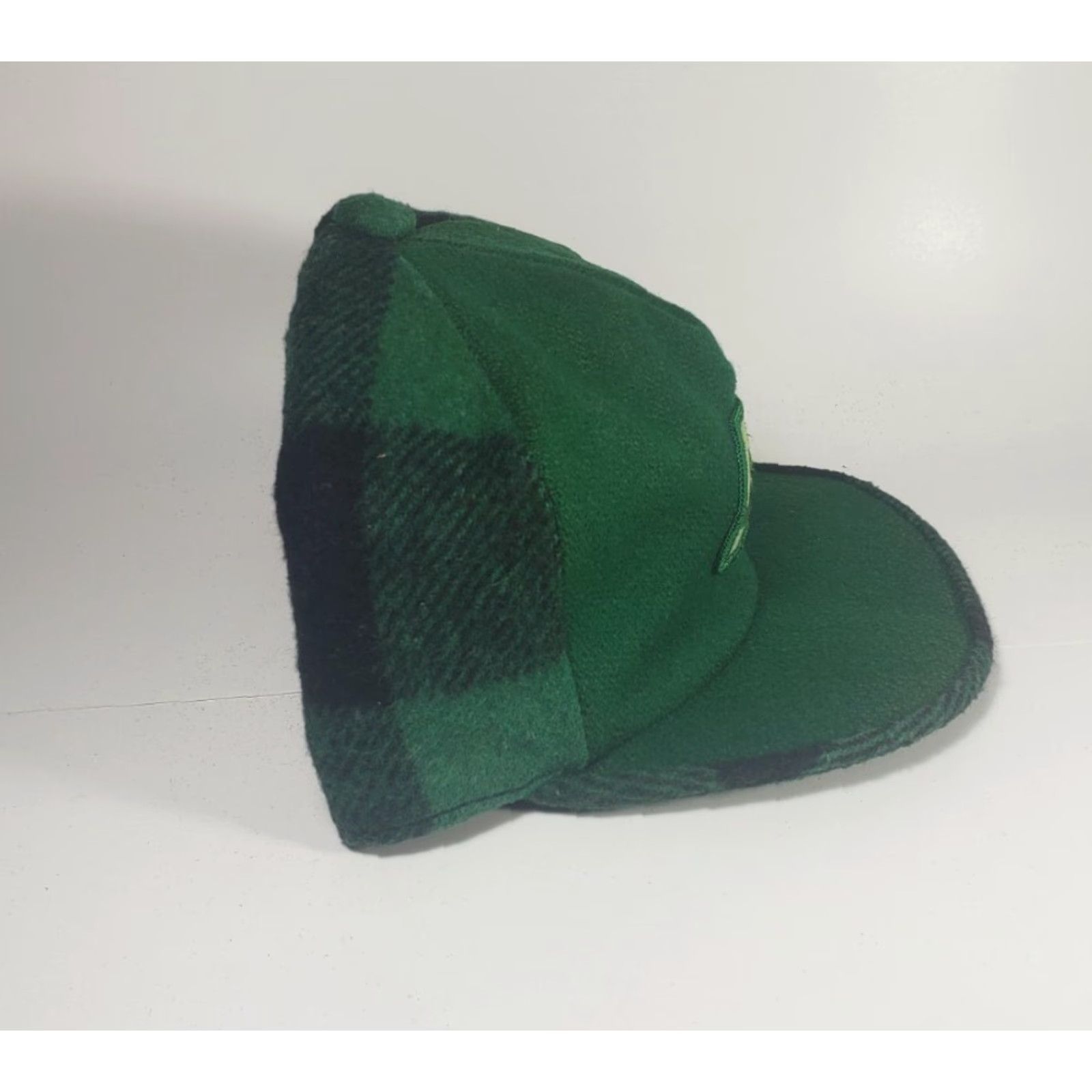 Vintage Vintage Pioneer Seeds Wool Insulated Hat Cap Plaid Size 7 1/8 Men Wool Insulated Hat Cap Patch Plaid 7 1/8 Vintage Men Hat Weeks Size ONE SIZE - 3 Thumbnail