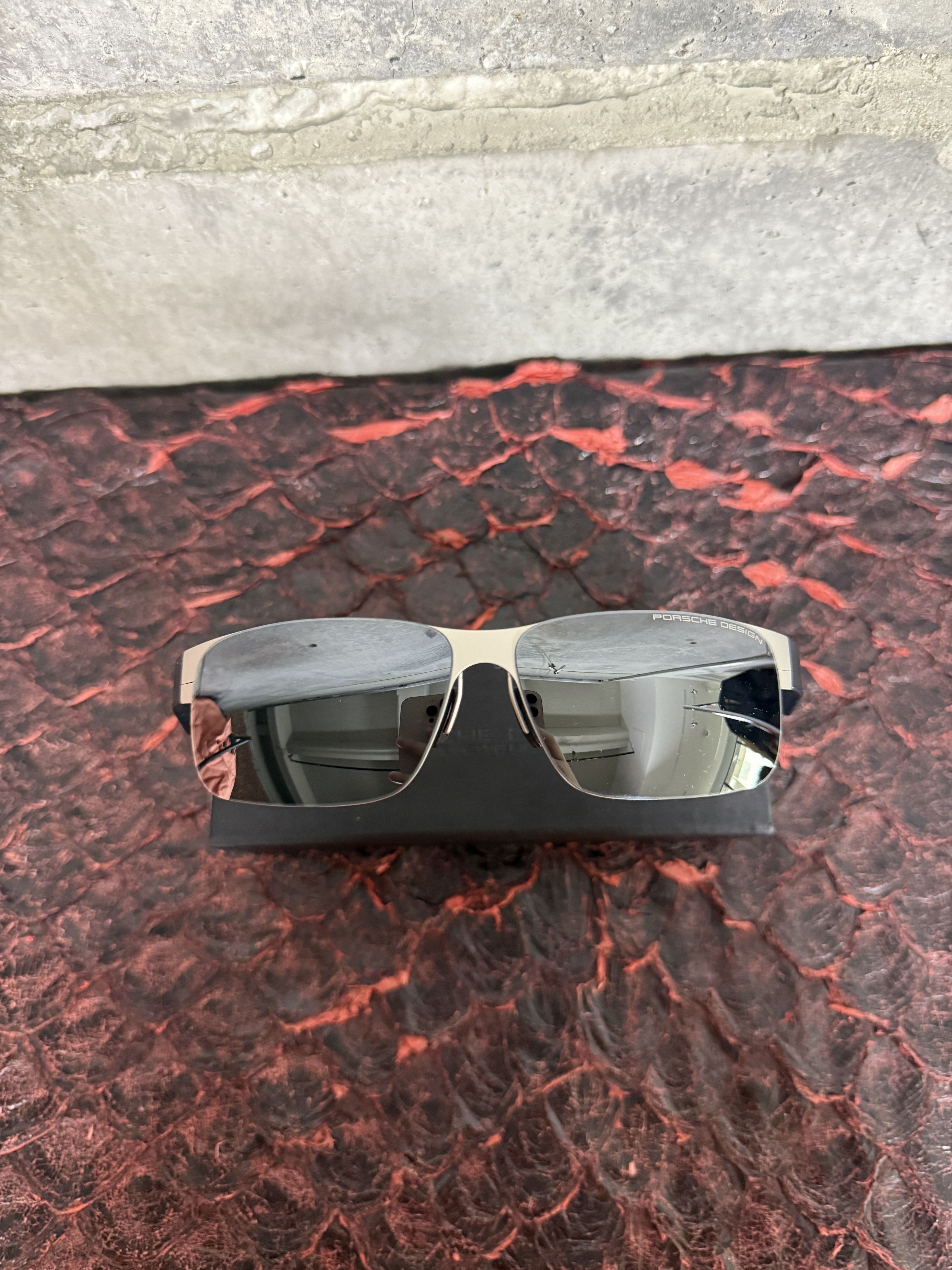 Porsche Design Porsche Design P8573 A Palladium Blue Sunglasses Size ONE SIZE - 4 Thumbnail