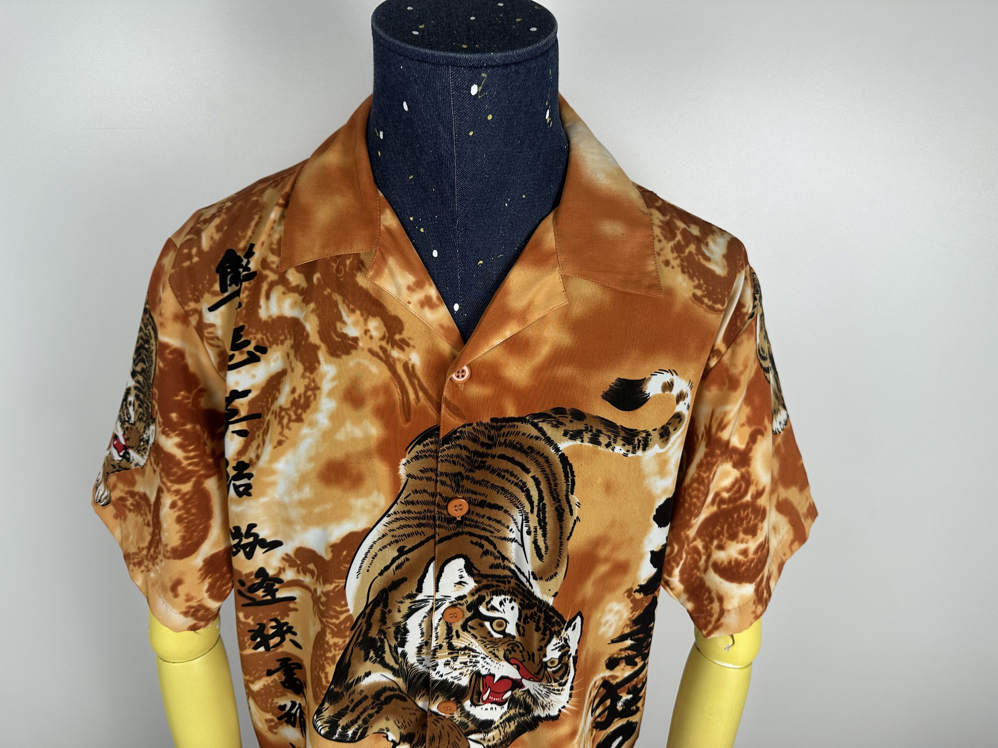 Vintage Tiger Vintage Button down 90s Mens Unisex oversized Size US M / EU 48-50 / 2 - 3 Thumbnail