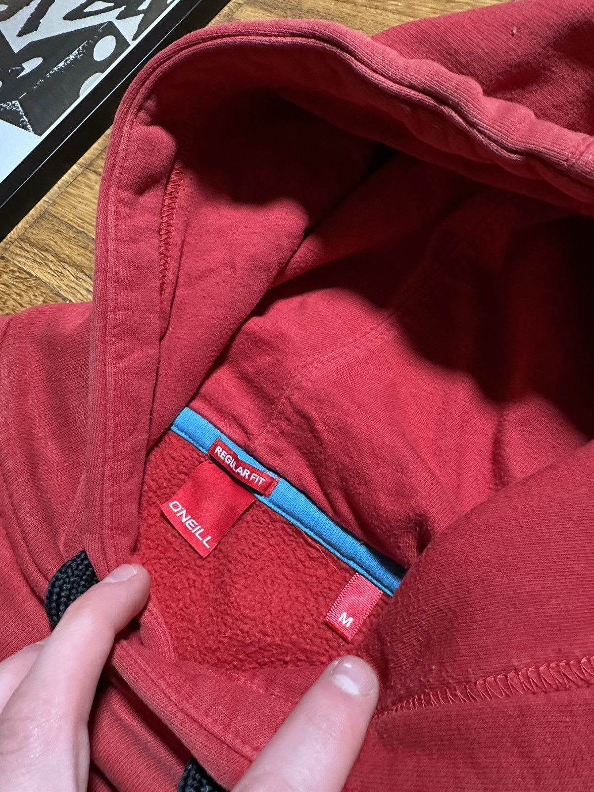 O'Neill × Vintage Oneill Vintage Big Logo Surf Style Hoodie Size US M / EU 48-50 / 2 - 3 Thumbnail