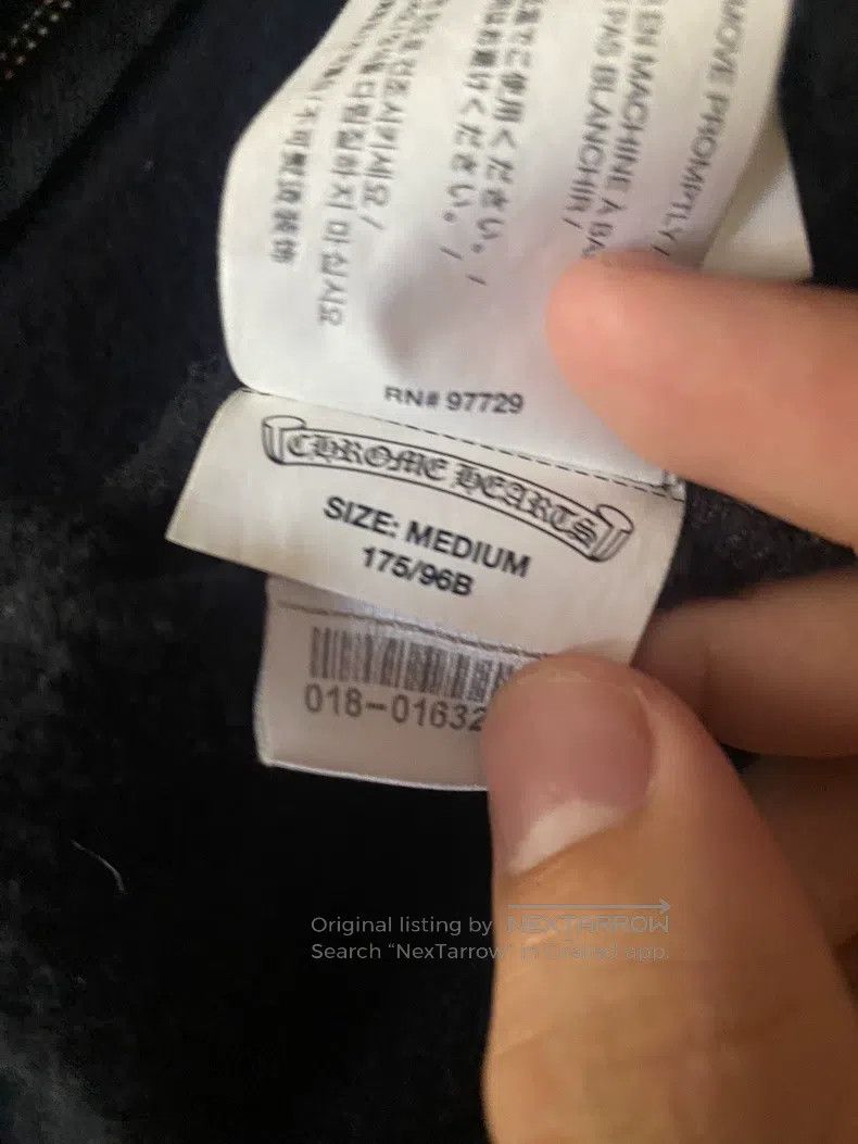 Chrome Hearts CHROME HEARTS Size M Black horseshoe arms three-element T-b Size US M / EU 48-50 / 2 - 9 Thumbnail