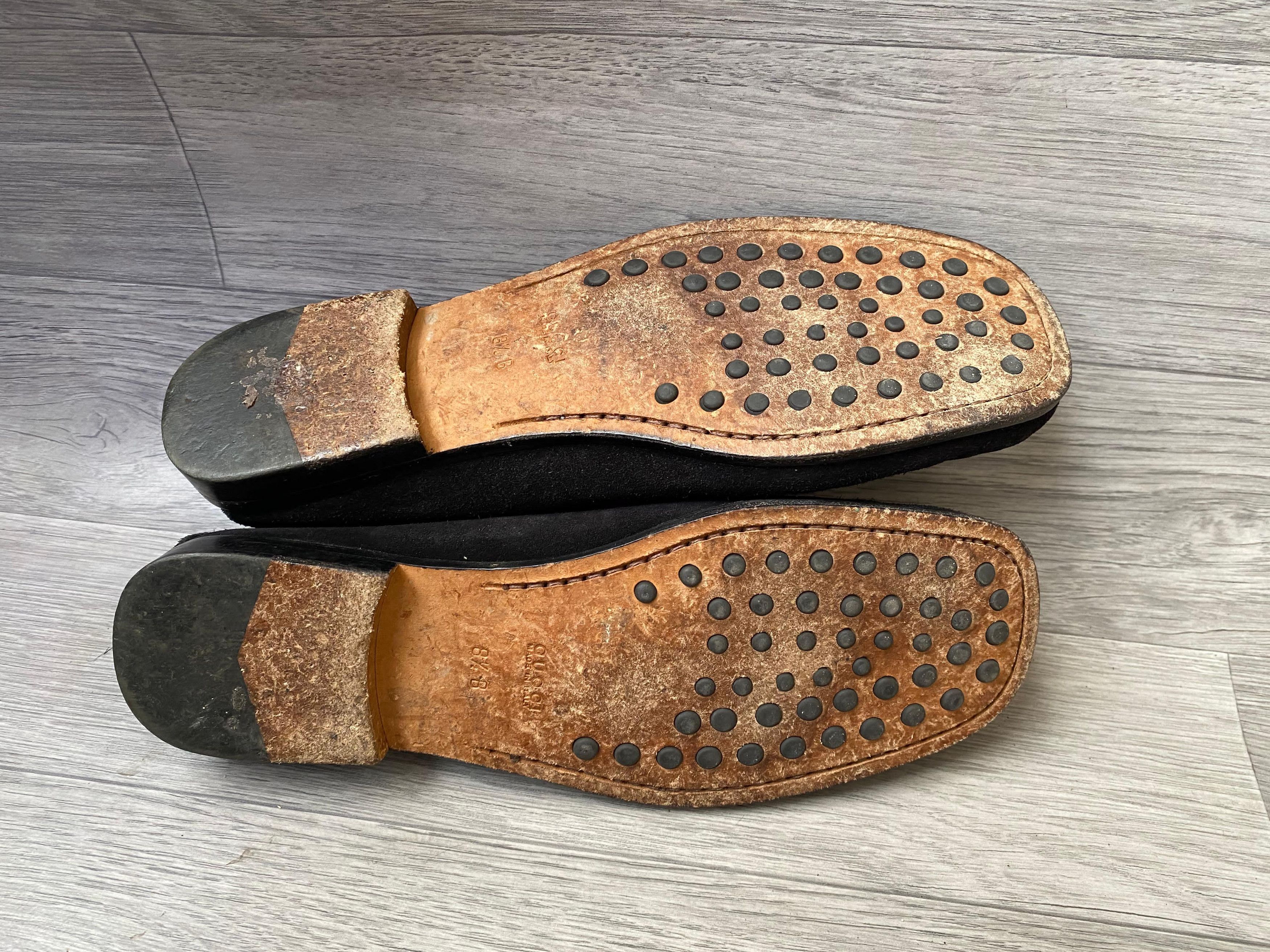 Gucci Vintage Gucci Tomford Era Horsebit Suede Shoes sz 38.5 Size US 8.5 / IT 38.5 - 7 Thumbnail