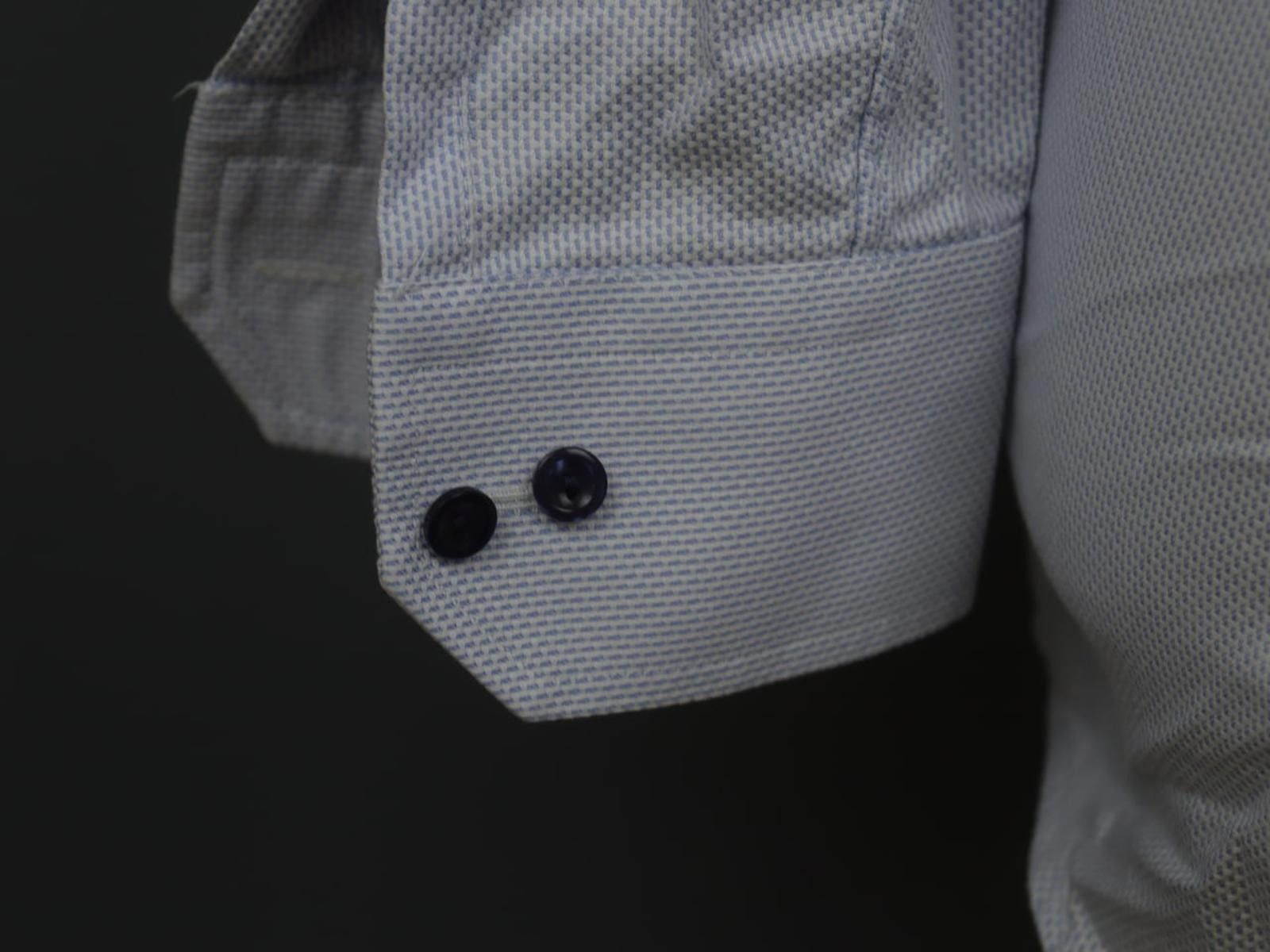 Eton Eton Blue 100% Cotton Collared Dress Shirt Size 40 Size 38R - 7 Thumbnail