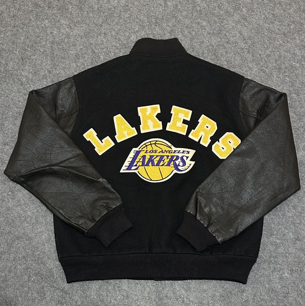 Chalk Line Los Angeles Lakers Black Varsity Jacket. Size US M / EU 48-50 / 2 - 3 Thumbnail