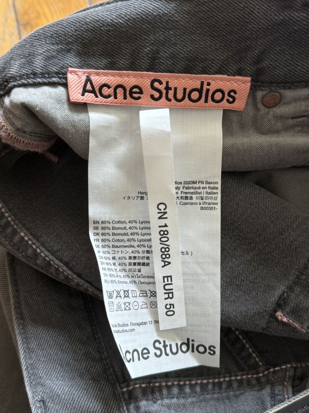 Acne Studios NWT - 2023M Saxon Size US 34 / EU 50 - 6 Thumbnail