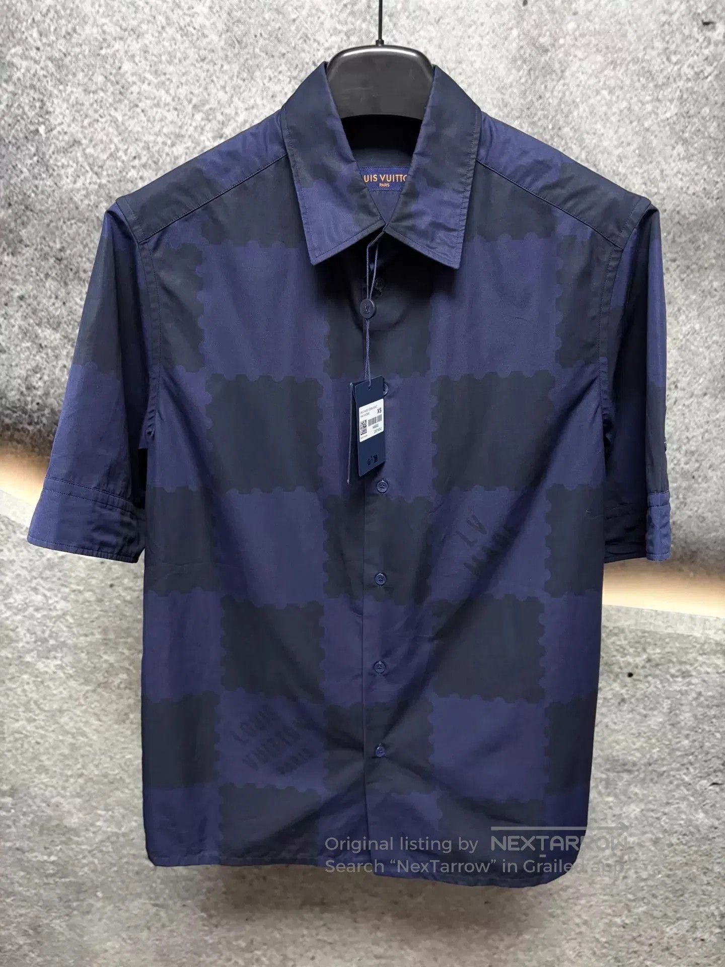 Louis Vuitton Blue Short Sleeve Button-Up Shirt. Size US XS / EU 42 / 0 - 1 Thumbnail